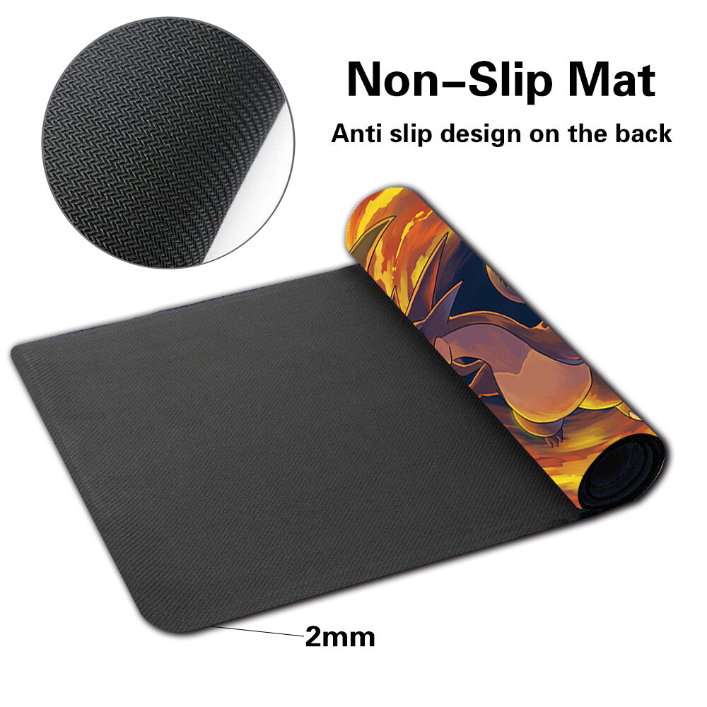 Board Game Pokemon Mega Charizard Playmat Games Mousepad Play Mat of TCG-4lkg6p