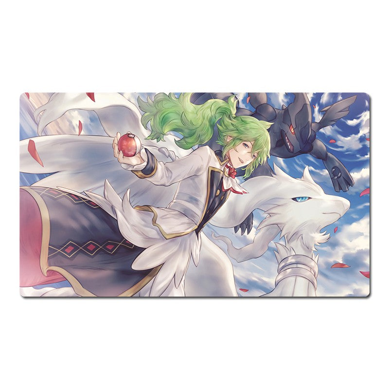 Reshiram & Zekrom Pokemon Table Playmat PTCG TCG CCG Pad Trading Card Games Mat