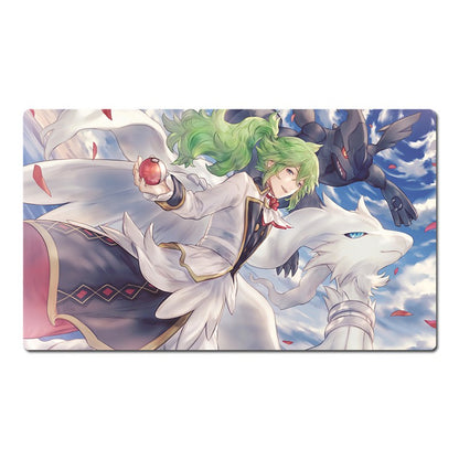 Reshiram & Zekrom Pokemon Table Playmat PTCG TCG CCG Pad Trading Card Games Mat