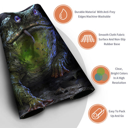 Grolnok, the Omnivore - Magic The Gathering MTG Playmat TCG CCG MTG Playmat Stitched Edge