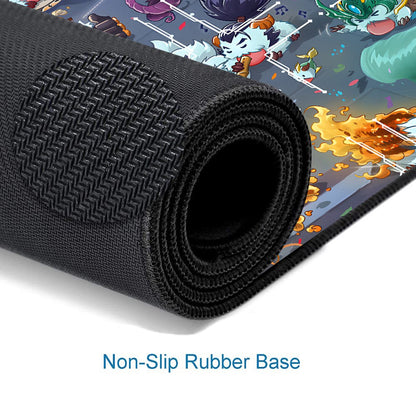 Poro - League Of Legends Riftbound Playmat 24x14 in + Free Storage Bag