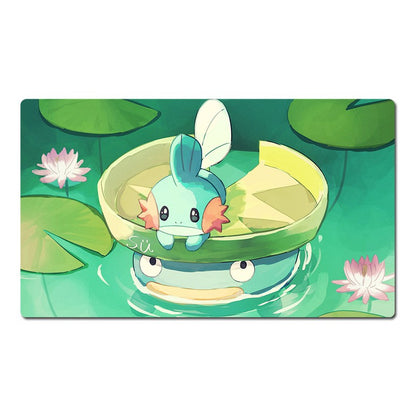 Lotad Mudkip Board Game Pokemon Table Playmat Card Play Mat TCG CCG Pad Mousepad