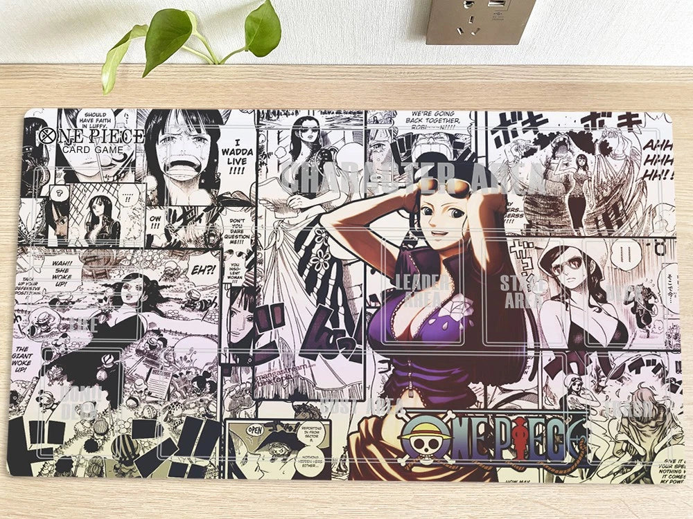 One Piece Nico Robin OPCG TCG Playing Mat Trading Card Game CCG Playmat Mousepad Deskmat