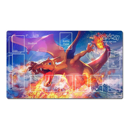 Charizard Board Card Game Pokemon Table Playmat TCG CCG PTCG Deskmat Mousepad