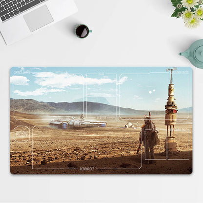 Playmat Boba Fett TCG Starwars : Unlimited Trading Card Game Play Mat Free Bag