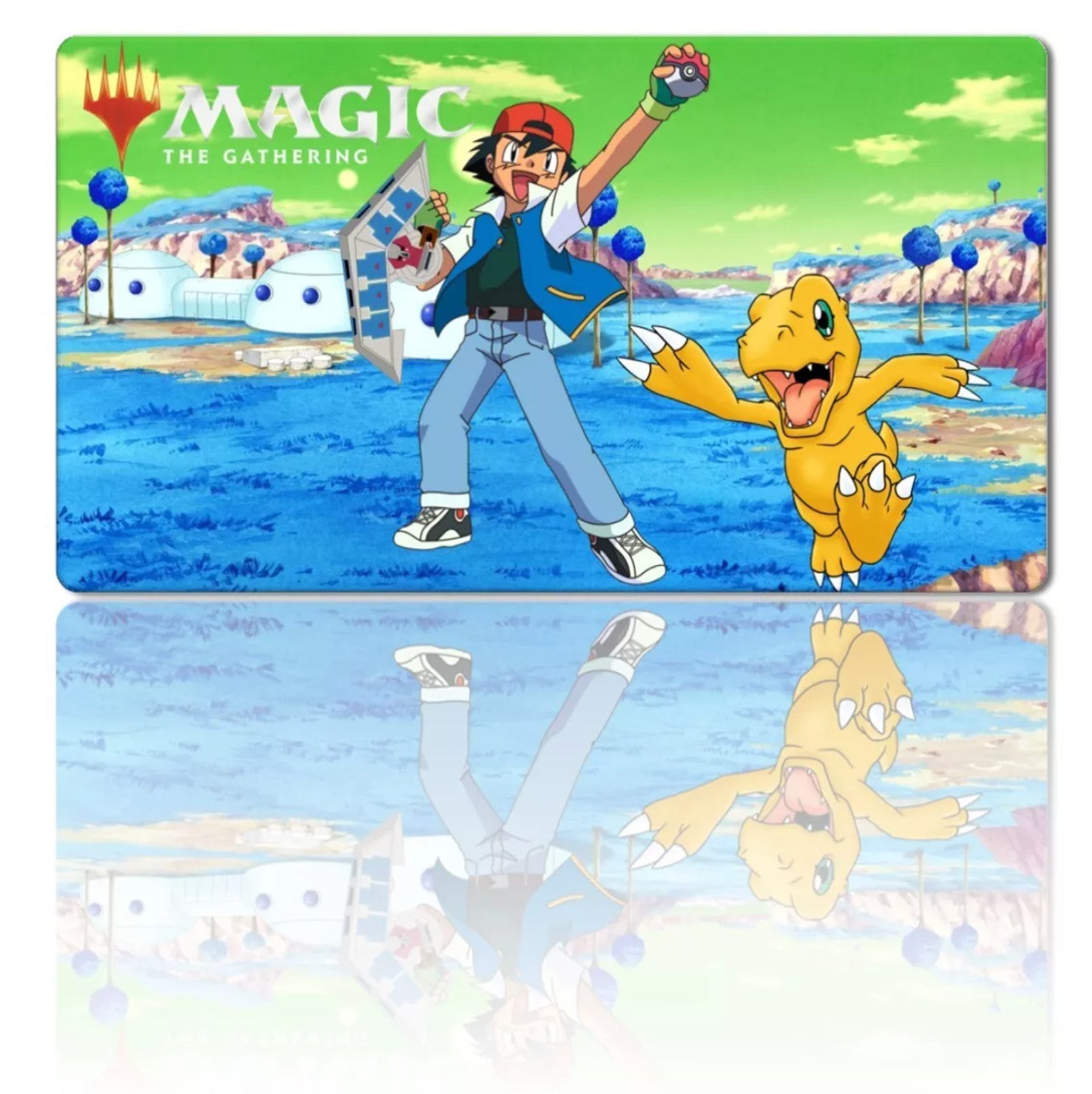 Cursed Magic the Gathering Pokemon Digimon Dragon Ball Yugioh Card TCG Playmat