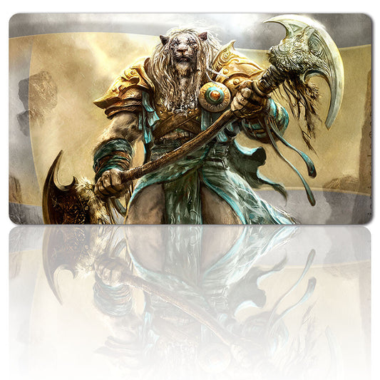 Ajani Goldmane - Board Game MTG Playmat Games Mousepad Play Mat of TCG