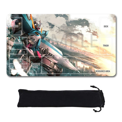 Gundam Playmat Suitable for GCG ,includes Storage Bag, 24 x 14 inches (GD5101427)
