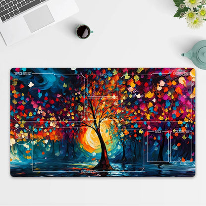 Playmat Artistic Tree TCG Starwars : Unlimited Trading Card Game Mat Free Bag