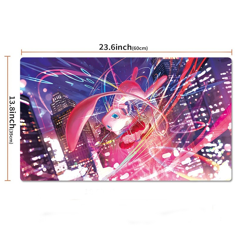 Mew Board Game Pokemon Table Playmat TCG CCG Mat Gaming Play Pad Mousepad