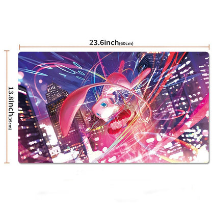 Mew Board Game Pokemon Table Playmat TCG CCG Mat Gaming Play Pad Mousepad