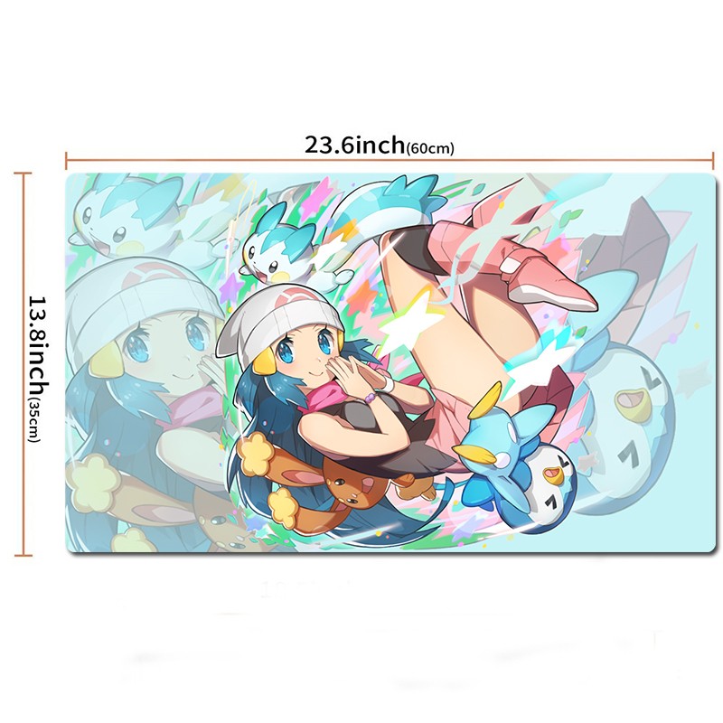 Dawn Board Game Pokemon Table Playmat PTCG TCG CCG Pad Trading Card Games Mat