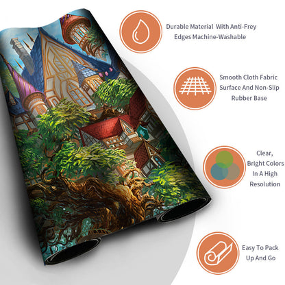 EDGEWALL INN - Magic The Gathering MTG Playmat TCG CCG MTG Playmat Stitched Edge