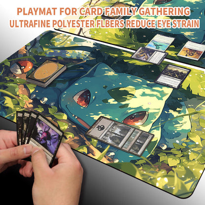 New Pokemon Bulbasaur Playmat Stitched Edge | Pokemon TCG Playmat Stitched Edge | 1351278