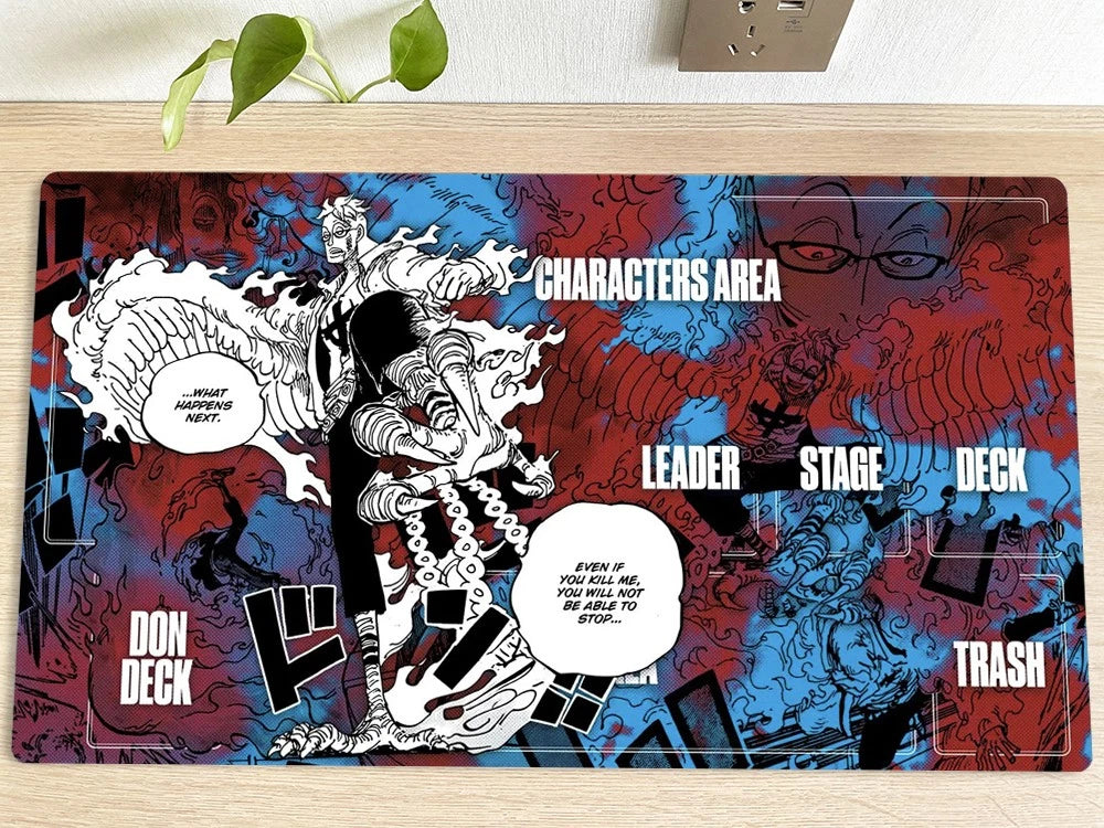 One Piece Marco Table Playmat CCG OPCG Gaming Play Mat Trading Card Game Mousepad Deskmat
