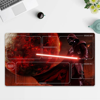 Playmat Darth Vader TCG Starwars : Unlimited Trading Card Game Play Mat Free Bag