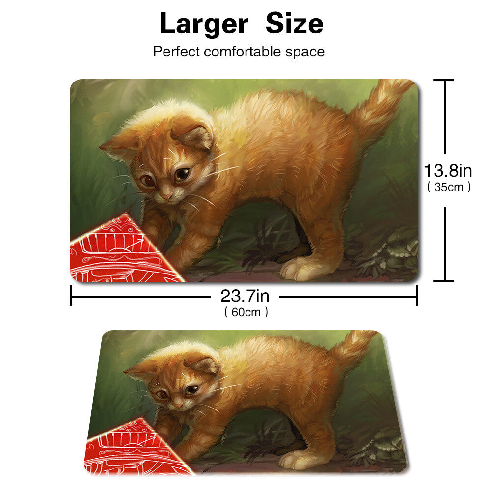 Adorable Kitten - Board Game MTG Playmat Games Mousepad Play Mat of TCG