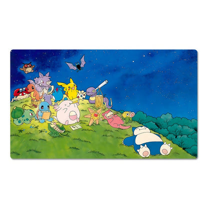 Board Game Pokemon Family Table Playmat Card Play Mat TCG CCG Pad Mousepad