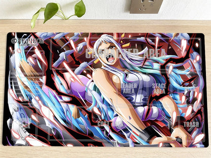 One Piece OPCG TCG CCG Playing Pad Yamato Playmat Trading Card Game Mat Mousepad Mousepad Deskmat