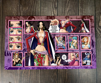 One Piece OPCG TCG CCG Mouse Pad BOA HANCOCK Table Playmat Trading Card Game Desk Mat