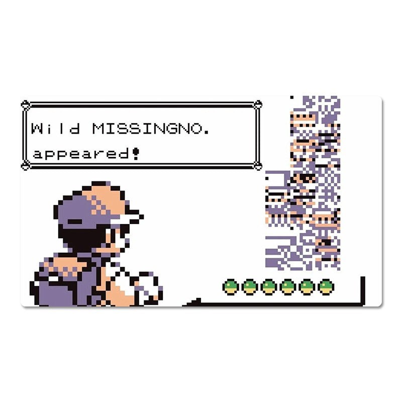 Missing No.Limited Board Game Pokemon Playmat Card Play Mat TCG CCG Mouse Pad