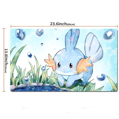 Mudkip Board Game Pokemon Table Playmat PTCG TCG CCG Pad Trading Card Games Mat