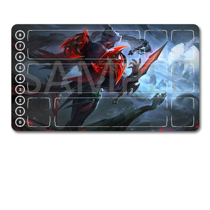 Zed - League Of Legends Riftbound Playmat 24x14 in + Free Storage Bag