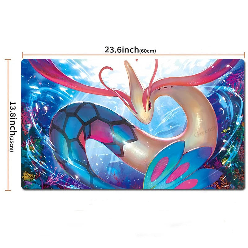 Milotic Board Game Pokemon Table Playmat TCG CCG Mat Gaming Play Pad Mousepad
