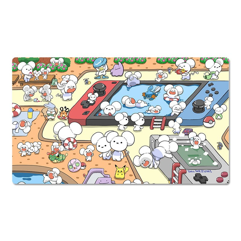Mousepad Maushold jogo de tabuleiro Pokemon tapete de jogo de cartas TCG CCG pad -