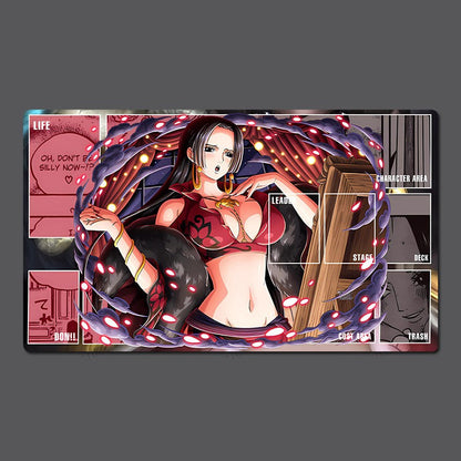 Boa Hancock O-P Table Playmat OPCG TCG CCG Gaming Play Pad Trading Card Game Mat