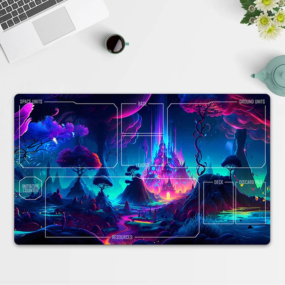 Playmat Landscape TCG Starwars : Unlimited Trading Card Game Play Mat Free Bag