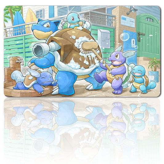 1278105 - Board Game Pokemon Blastoise Playmat Games Mousepad Play Mat of TCG