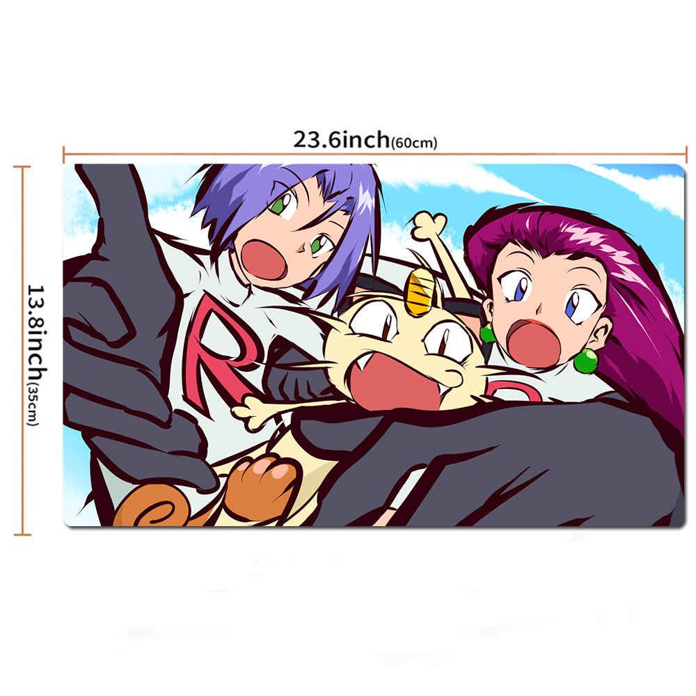Team Rocket Board Game Pokemon Table Playmat Card Play Mat TCG CCG Pad Mousepad