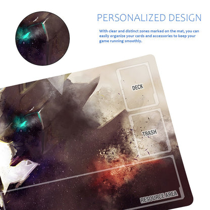 Gundam Playmat Suitable for GCG ,includes Storage Bag, 24 x 14 inches (GD5101424)