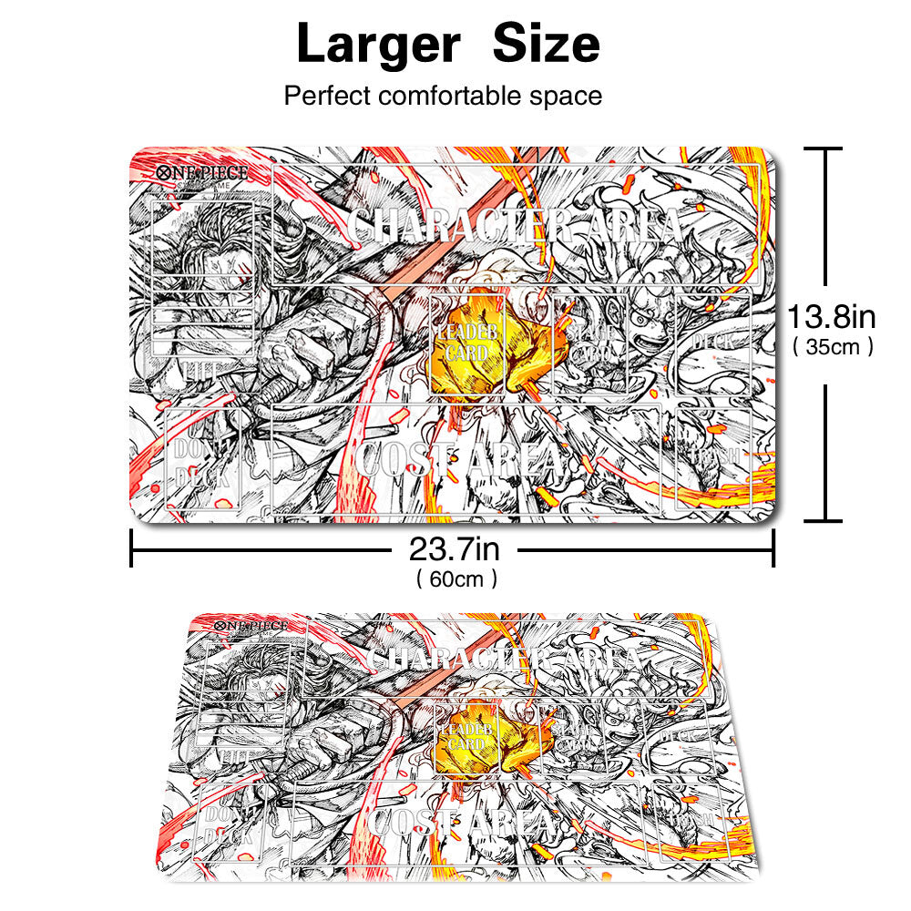 1265200 - Board Game One Piece Playmat with Zone Games Mousepad Play Mat of TCG