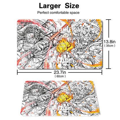 1265200 - Board Game One Piece Playmat with Zone Games Mousepad Play Mat of TCG