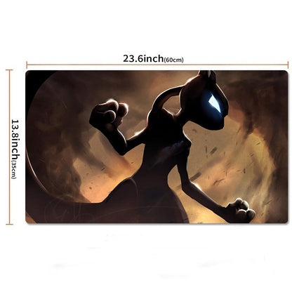 Mewtwo Board Game Pokemon Table Playmat Card Play Mat TCG CCG Pad Mousepad