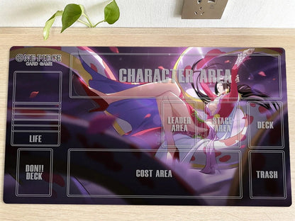 One Piece OPCG TCG CCG Boa·Hancock Table Duel Playmat Trading Card Game Mat Mousepad Deskmat