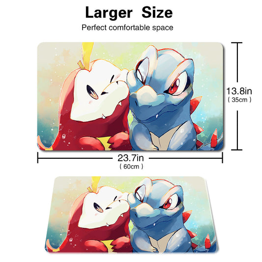 1216907 - Board Game Pokemon Totodile Playmat Games Mousepad Play Mat of TCG