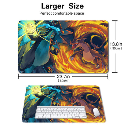 Board Game Pokemon Mega Charizard Playmat Games Mousepad Play Mat of TCG-4lkg6p