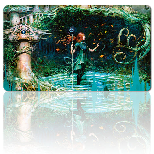 Growth Spiral - Board Game MTG Playmat Games Mousepad Play Mat of TCG