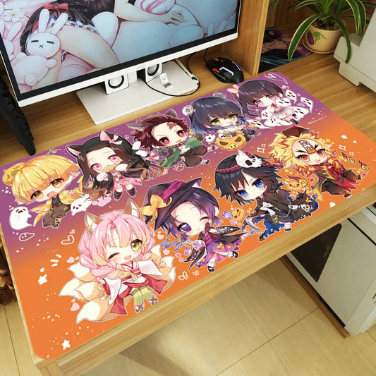 Anime Demon Slayer: Kimetsu no Yaiba Cute Mouse Pad Large Keyboard Game Play Mat