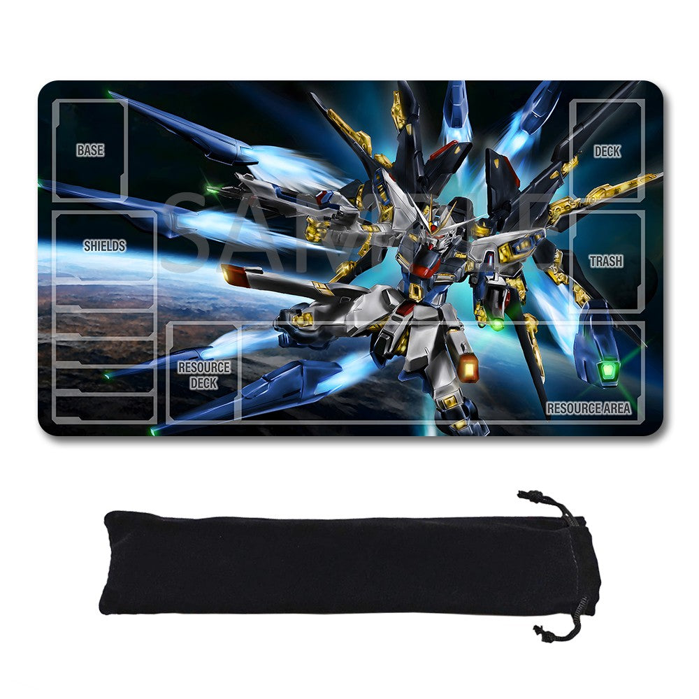 Gundam Playmat Suitable for GCG ,includes Storage Bag,24 x 14 inches (GD5101422)