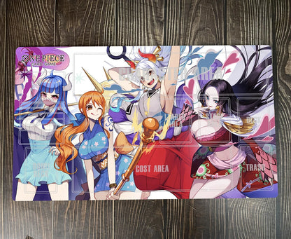 One Piece O-P OPCG TCG CCG Mouse Pad Yamato Table Playmat Trading Card Game Desk Mat