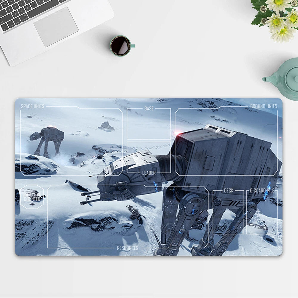 Playmat AT-AT TCG Starwars : Unlimited Trading Card Game CCG Play Mat Free Bag