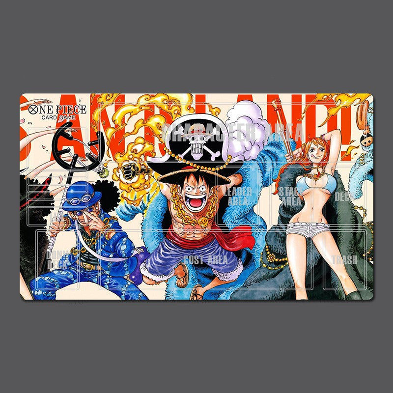 Luffy Nami O-P Table Playmat OPCG TCG CCG Pad Trading Card Game Mat Mousepad