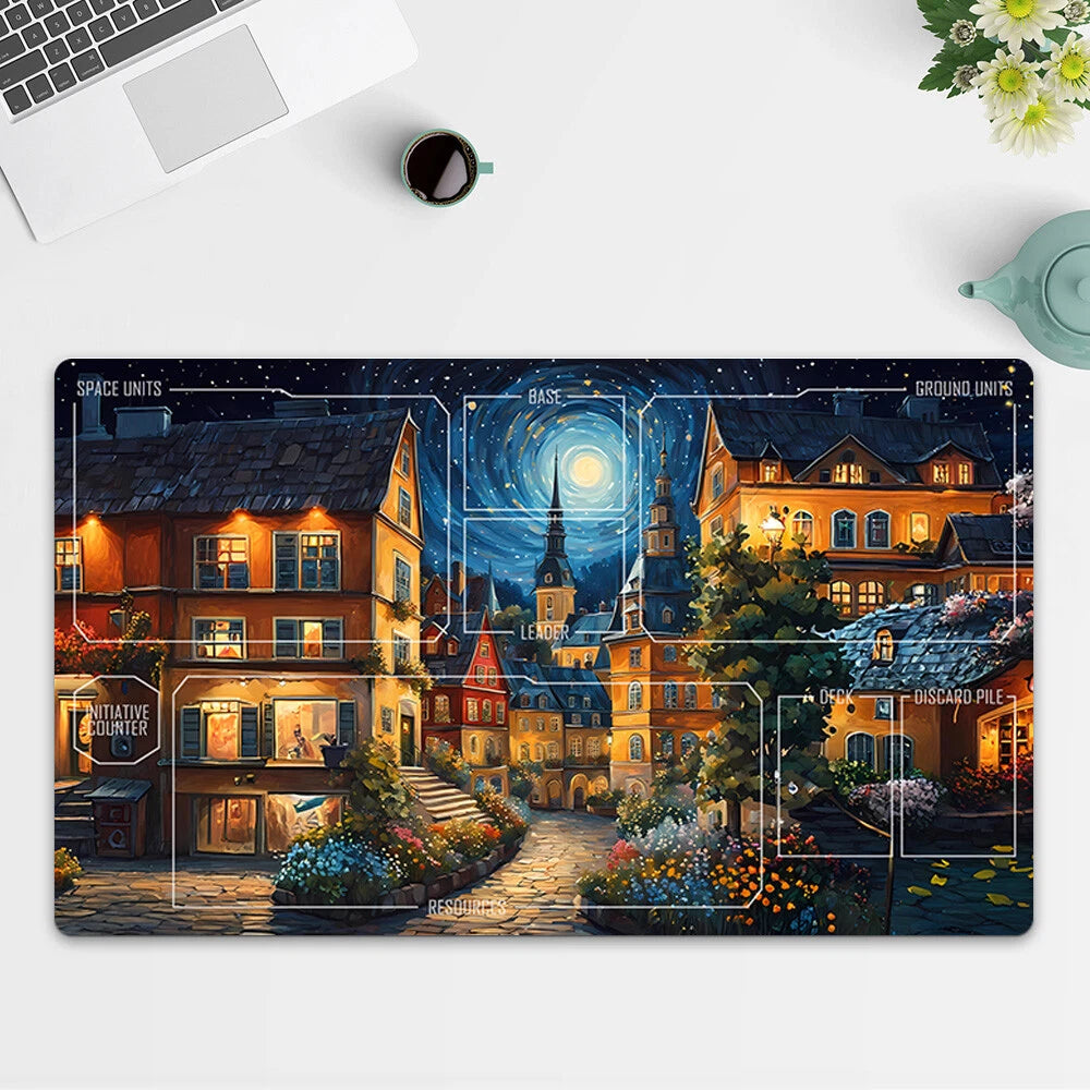 Playmat Landscape TCG Starwars : Unlimited Trading Card Game Mat Free Bag