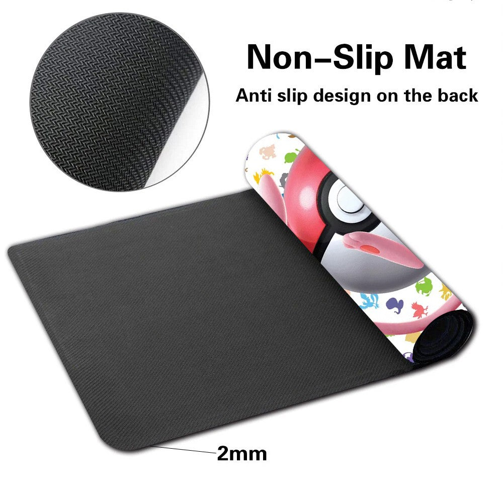 Mew Board Game Pokemon Table Playmat TCG CCG Mat Gaming Play Pad Mousepad & Bag