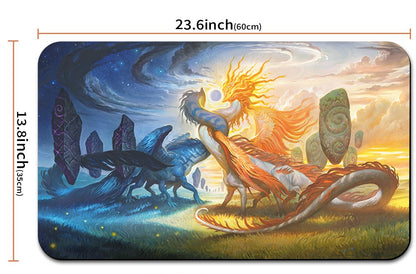 CELESTIAL REUNION - MTG Playmat | TCG CCG Card Game Mat | Non-Slip Base