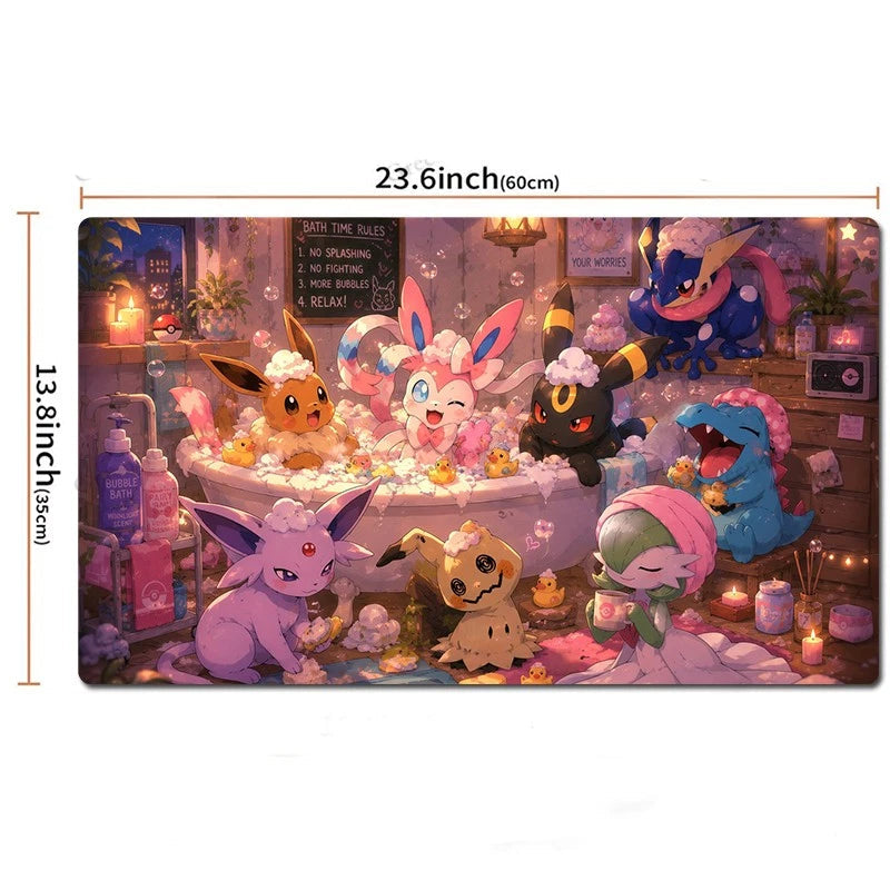 Eevee Board Game Pokemon Table Playmat TCG CCG Mat Gaming Play Mouse Pad